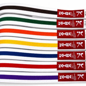 White belt with Colour Stripe